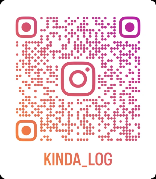 QR code for KINDA on Instagram