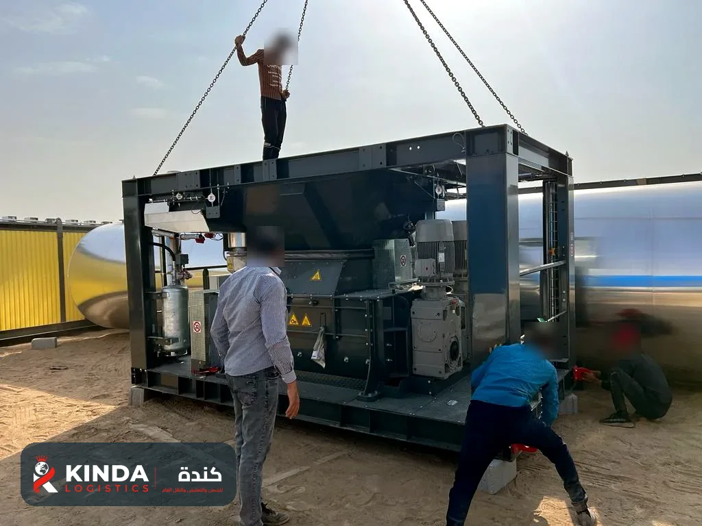 تثبيت وحدة المعمل في الموقع